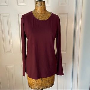 H & M Basic Scoop neck long sleeve t- shirt